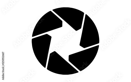 Abstract camera lens diaphragm.