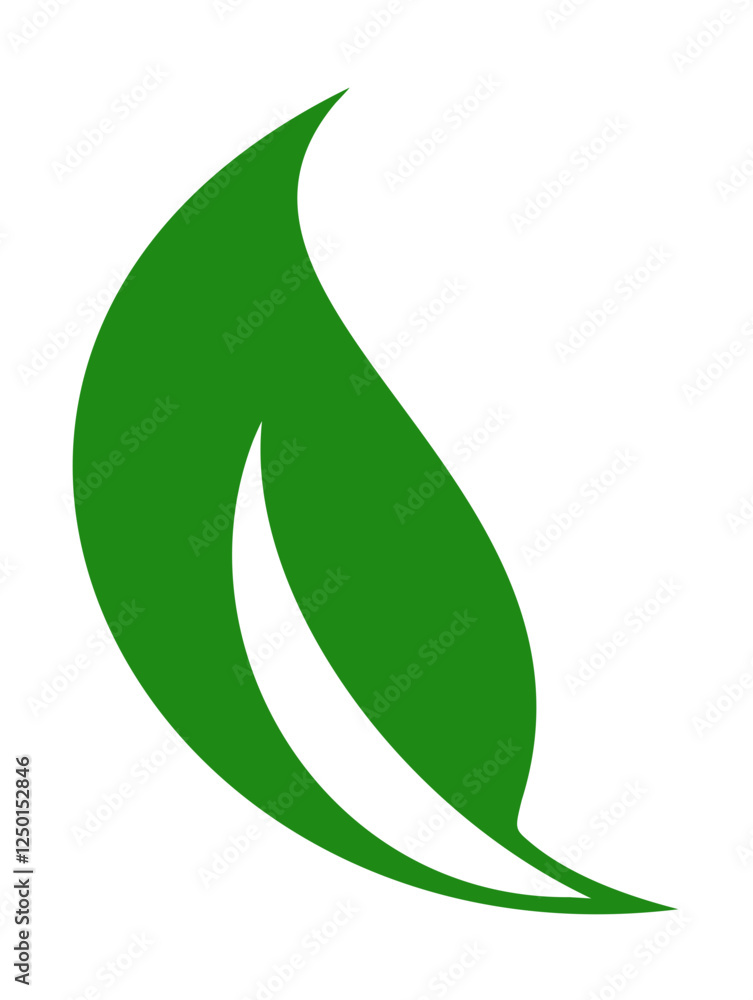 Simple Green Leaf Design