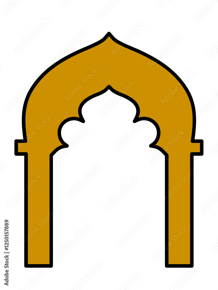 Fototapeta premium Golden Archway Design
