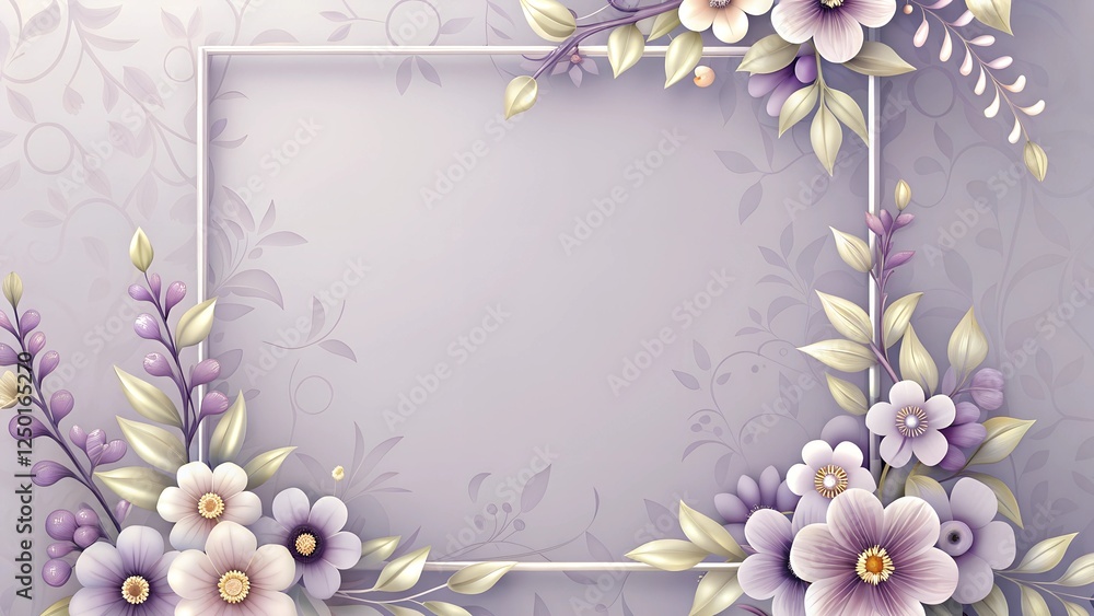 Fototapeta premium framework for invitation or congratulation