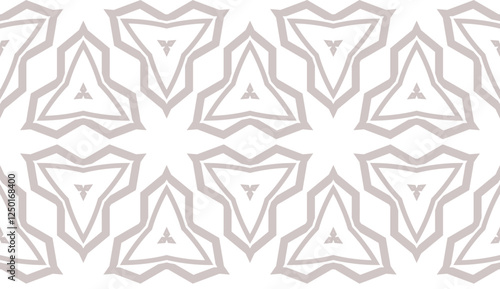 Seamless line patterns. Stylish decorative geometric decoration. Abstract vector illustration. Art Deco style.