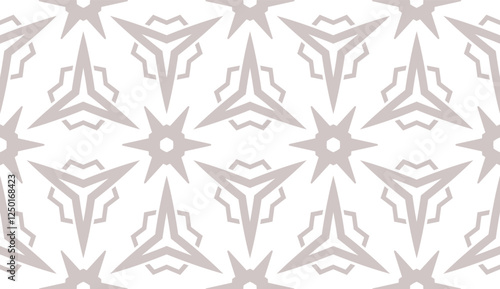 Seamless line patterns. Stylish decorative geometric decoration. Abstract vector illustration. Art Deco style.