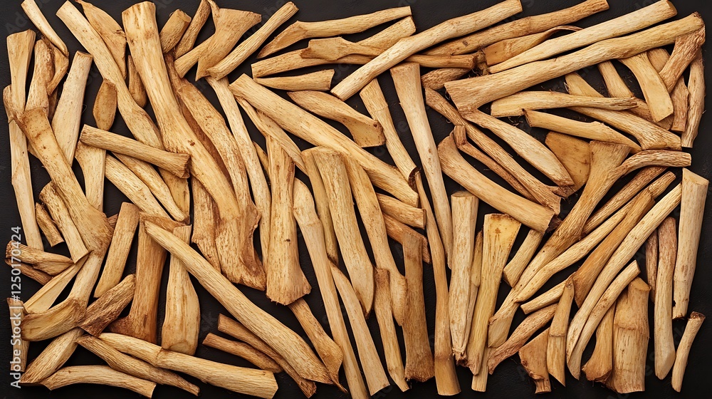 Dried Plant Stems: A Detailed Overhead View AI Generated Dried Plant Stems: A Detailed Overhead View AI Generated