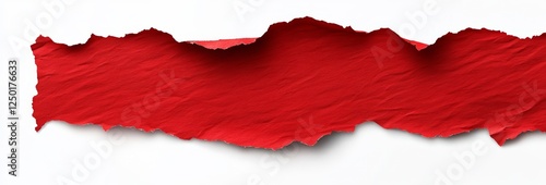 Wallpaper Mural Red Torn Paper Graphic Design Torontodigital.ca