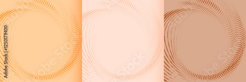 pastel colors abstract halftone pattern background design