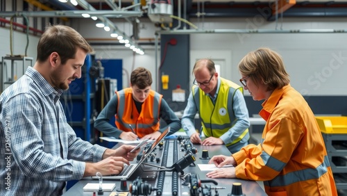 Team Collaboration in Industrial Workspace