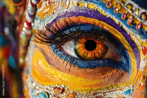 Colorful traditional Chinese dragon statue with intricate patterns and textures