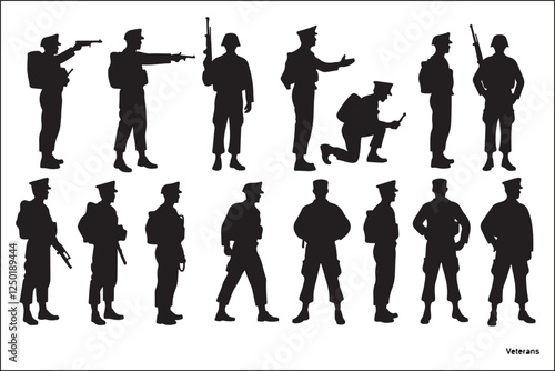PrintSoldier Saluting Silhouette Design