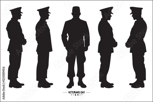 PrintSoldier Saluting Silhouette Design