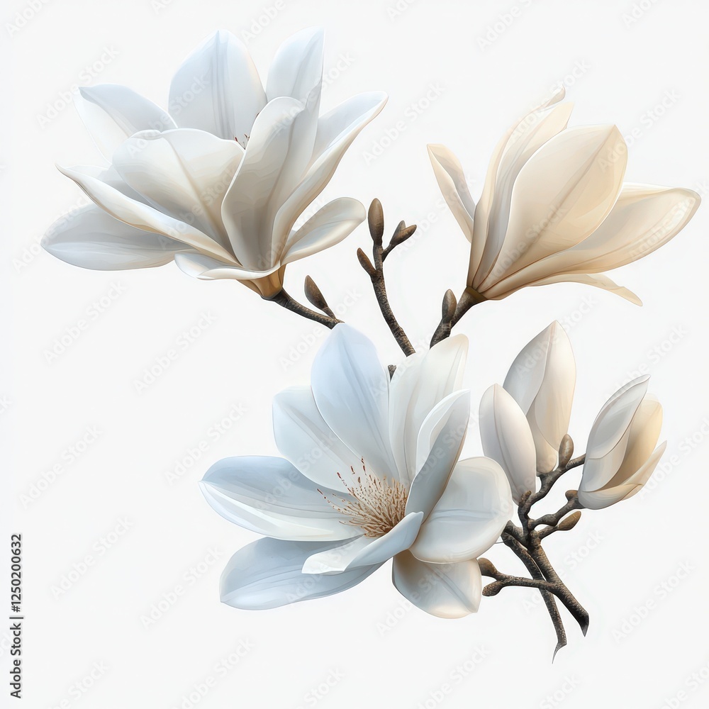 Fototapeta premium white lily flower