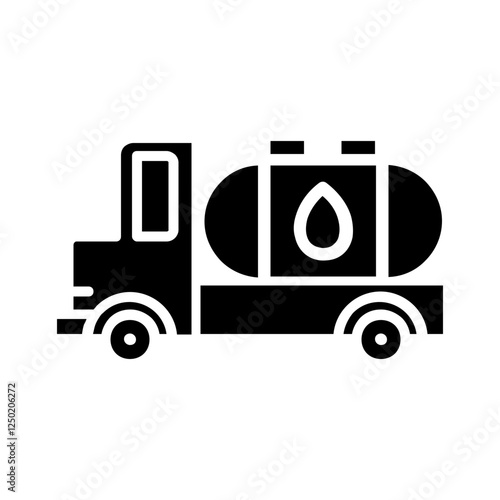 oil truck icon	