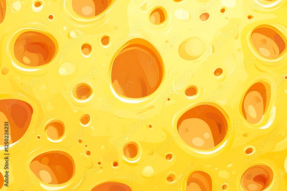 Close-up cheesy texture background Close-up cheesy texture background
