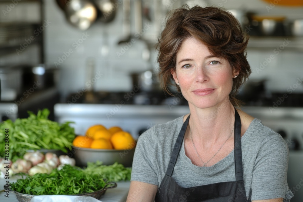 Captivating Portrait of a Woman in Her Kitchen Exploring the Essence of Culinary Passion and Healthy Living Through Vibrant Produce Discover the Story Behind Her Inspiring Lifestyle, Embracing Fresh Captivating Portrait of a Woman in Her Kitchen Exploring the Essence of Culinary Passion and Healthy Living Through Vibrant Produce Discover the Story Behind Her Inspiring Lifestyle, Embracing Fresh