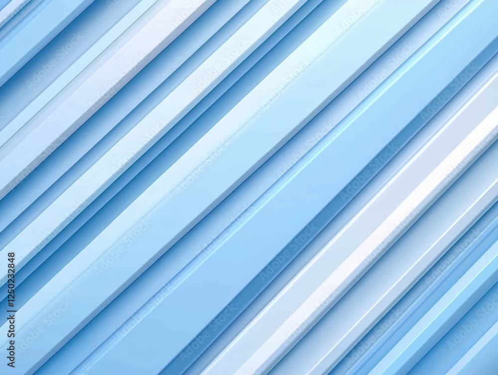 Fototapeta premium Abstract blue diagonal lines background design.