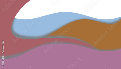 Abstract Colorful Wave Design