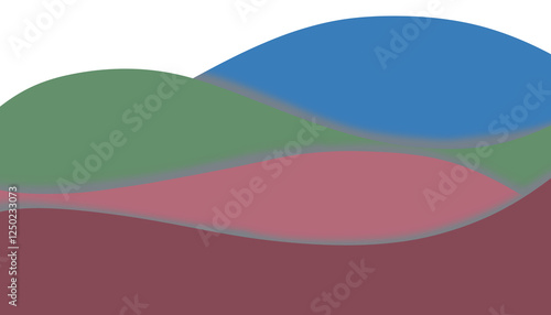 Abstract Colorful Wave Design