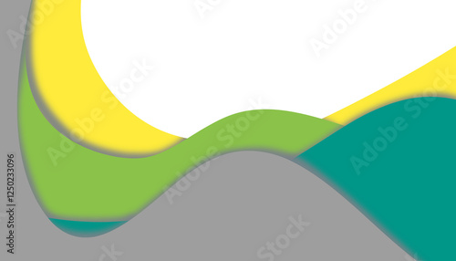 Abstract Colorful Wave Design