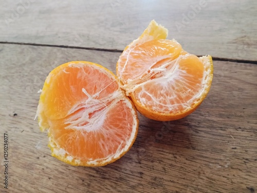 Half-Cut Juicy Orange