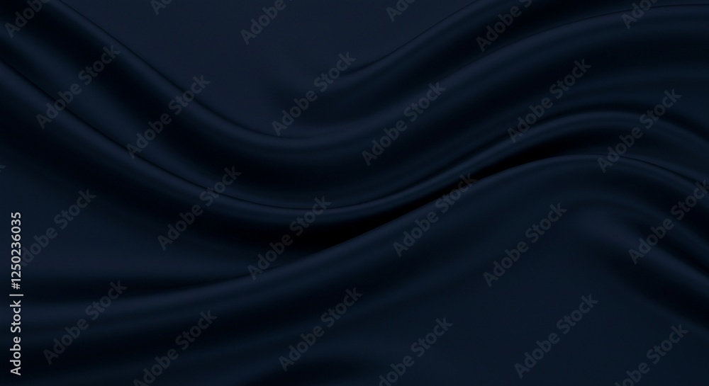 This abstract representation of draped silk fabric captures its elegant curves and flowing movement, its rich blue hue and subtle sheen creating a visually stunning image This abstract representation of draped silk fabric captures its elegant curves and flowing movement, its rich blue hue and subtle sheen creating a visually stunning image