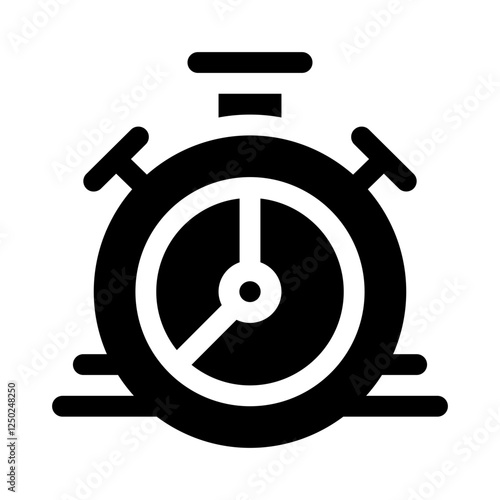 Stopwatch glyph icon