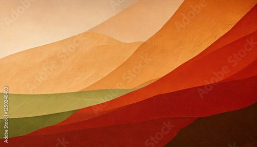 A Warm Embrace of Earthy Tones: Discover the Serene Beauty of Abstract Landscape Textures Captured in a Rich Palette of Warm and Inviting Colors that Invoke Comfort and Tranquility