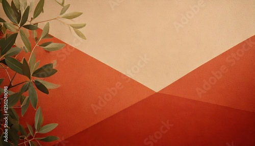 A captivating blend of warm earthy tones with soft textures, evoking nature's beauty through rectangular shapes and subtle gradients, creating a tranquil atmosphere in a digital backdrop.