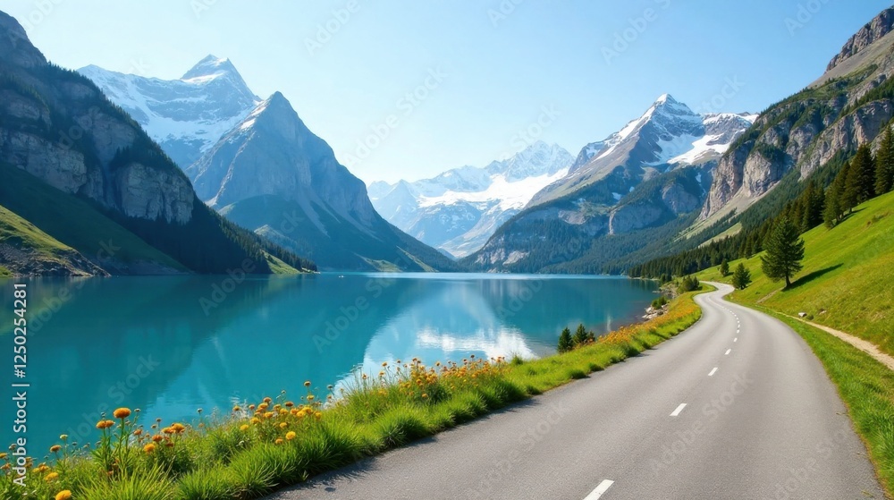 Serene Mountain Lake Road Trip Stunning Scenery and Aspiring Journey Serene Mountain Lake Road Trip Stunning Scenery and Aspiring Journey