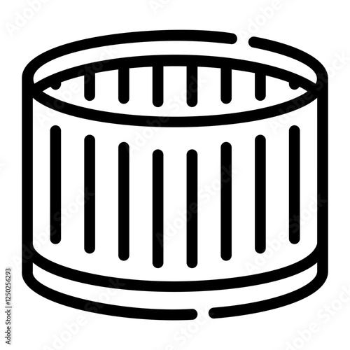 oil filter Line Icon