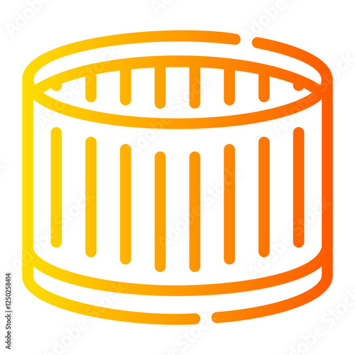 oil filter Line Gradient Icon