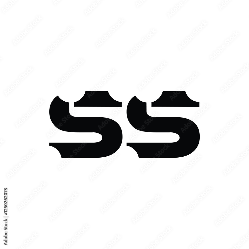SS monogram logo design letter text name symbol monochrome logotype alphabet character simple logo SS monogram logo design letter text name symbol monochrome logotype alphabet character simple logo