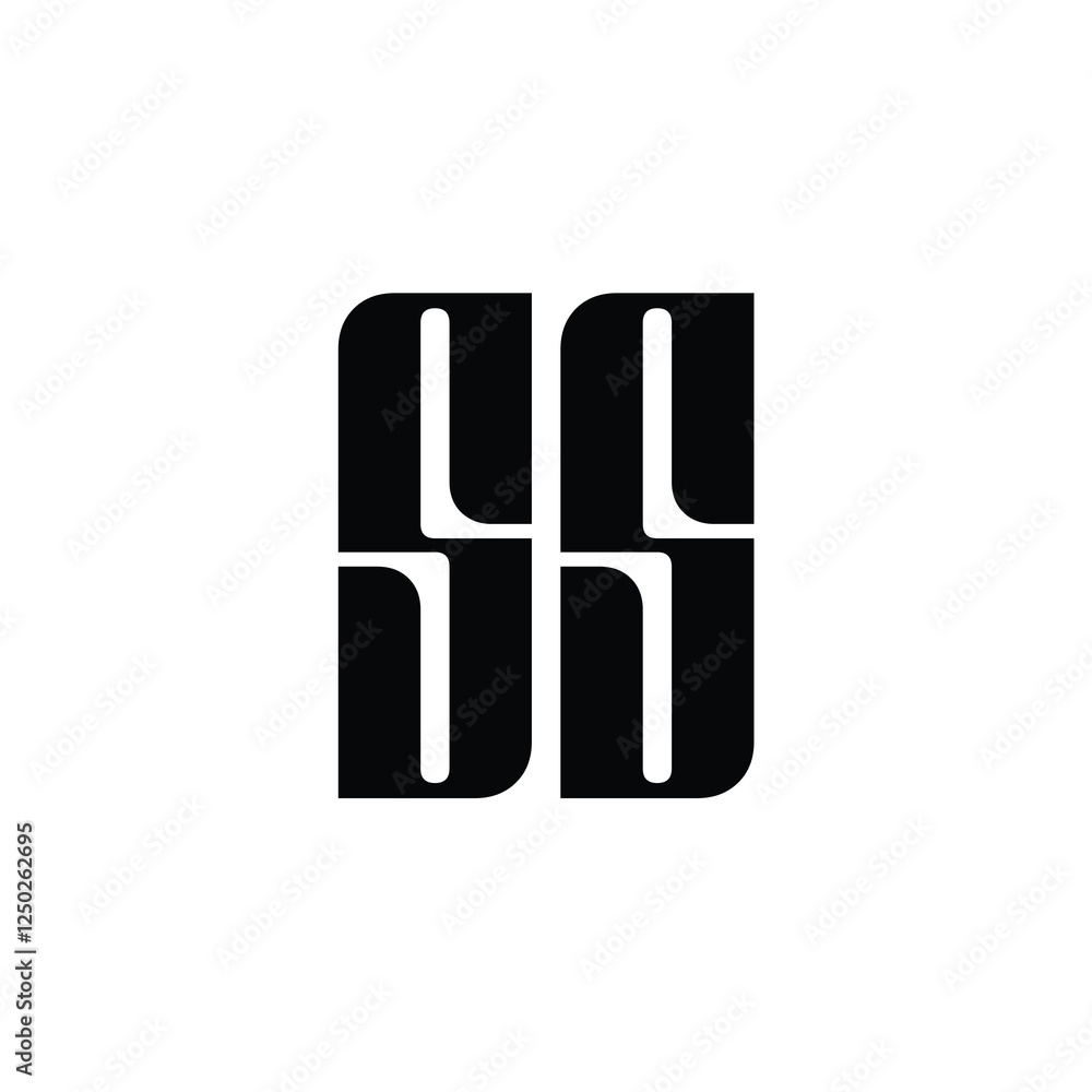 SS monogram logo design letter text name symbol monochrome logotype alphabet character simple logo SS monogram logo design letter text name symbol monochrome logotype alphabet character simple logo