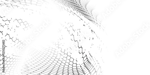 Fish net background, fishnet pattern with vector texture of fishing sport gear