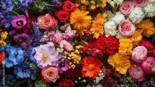 Vibrant Floral Arrangement for Couples Workshop