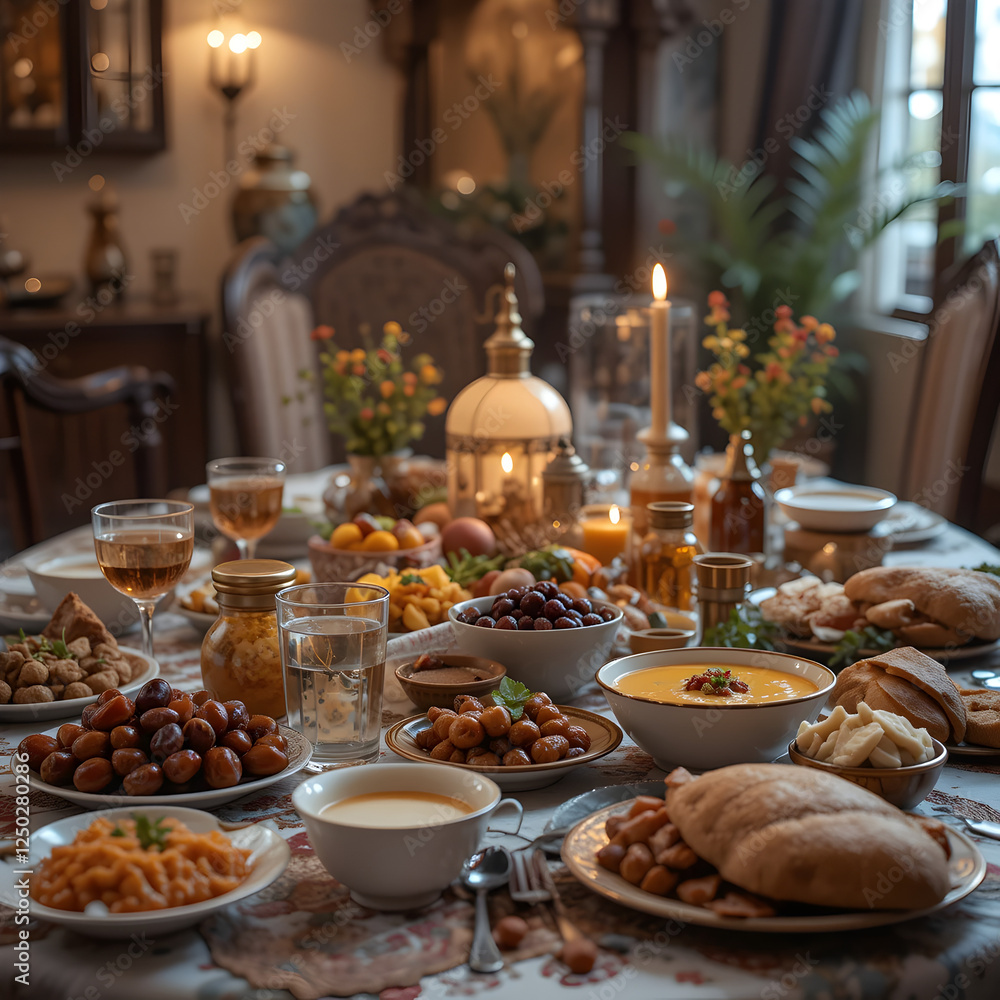 Fototapeta premium ramadan kareem, iftar party