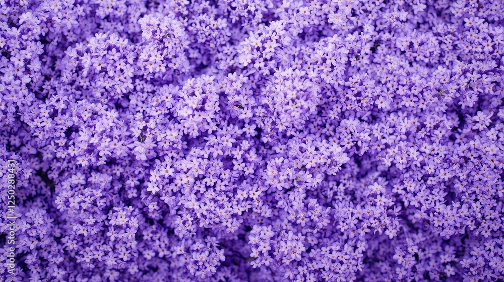 Obraz premium Purple Lavender Flowers Background: Flat Lay Lavender Flower Wallpaper for Creative Design