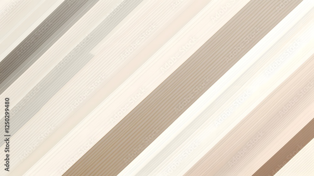 Fototapeta premium Abstract Diagonal Striped Pattern in Neutral Tones for Minimalist Background