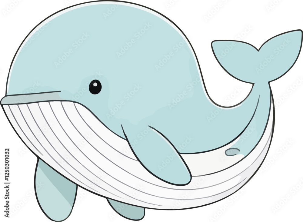 Obraz premium fish cartoon sea animal dolphin