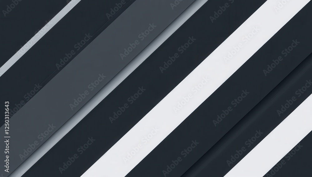 Obraz premium Abstract diagonal lines in grayscale.