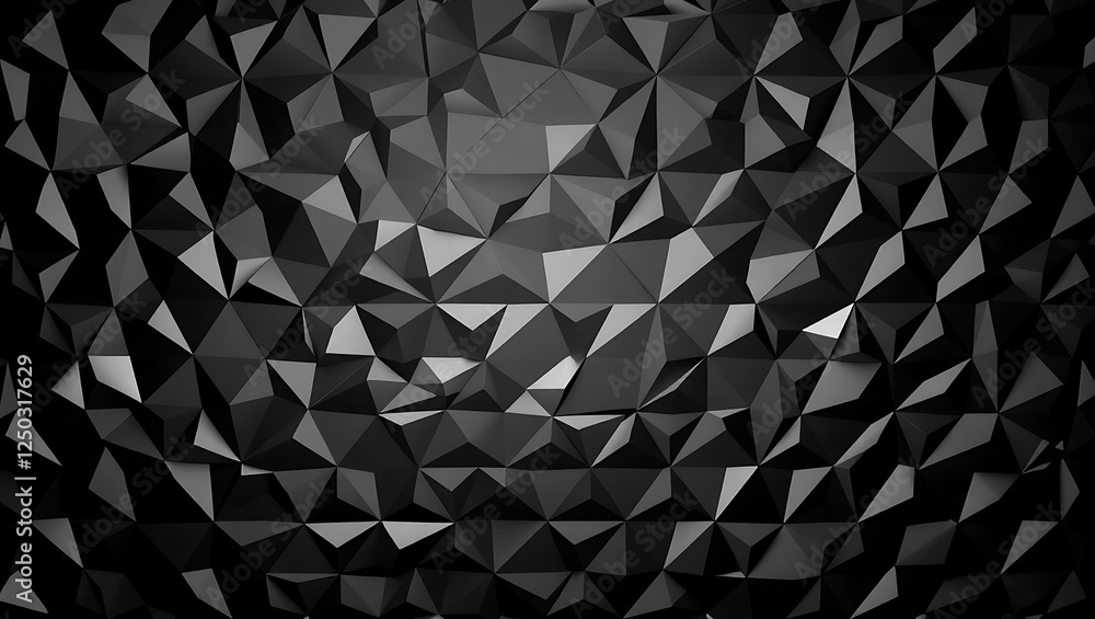 Naklejka premium abstract black crystal background