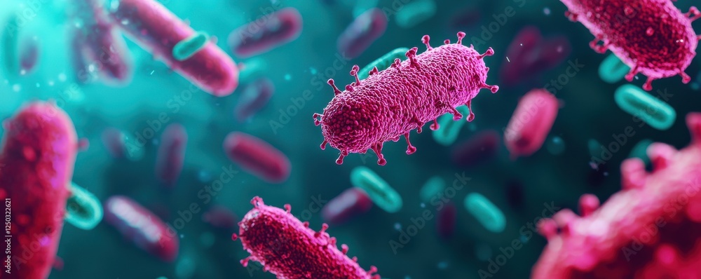 Exploring microbial life bacteria under the microscope laboratory scientific study digital environment close-up perspective Exploring microbial life bacteria under the microscope laboratory scientific study digital environment close-up perspective