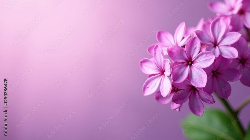 Delicate Pink Blossoms on a Soft Purple Background, Perfect for Feminine Designs and Springtime Celebrations Delicate Pink Blossoms on a Soft Purple Background, Perfect for Feminine Designs and Springtime Celebrations