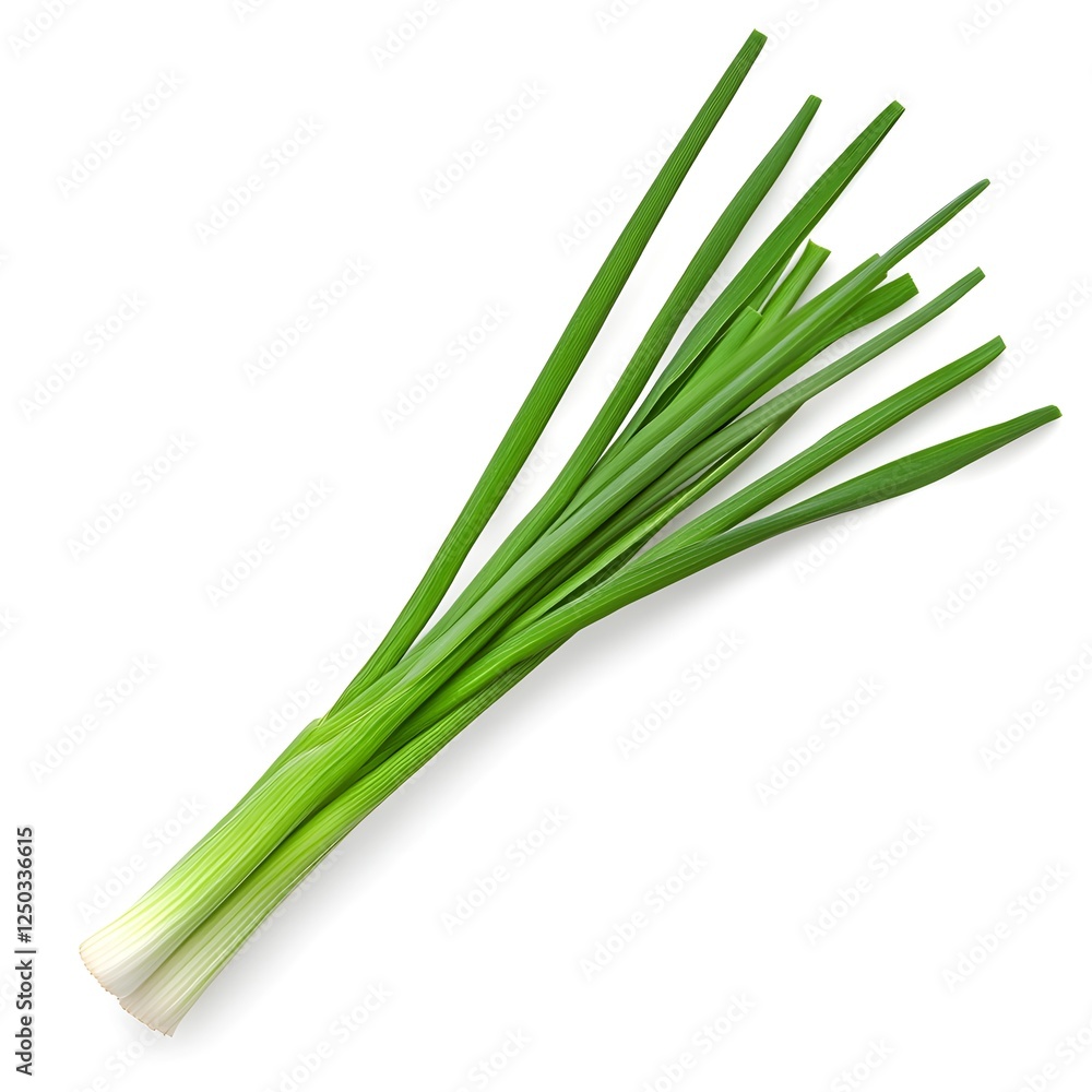 Fresh Green Onion Stalks on White Background for Culinary, Cooking, and Recipe Use in Healthy Food Preparation and Garnishing Dishes Fresh Green Onion Stalks on White Background for Culinary, Cooking, and Recipe Use in Healthy Food Preparation and Garnishing Dishes