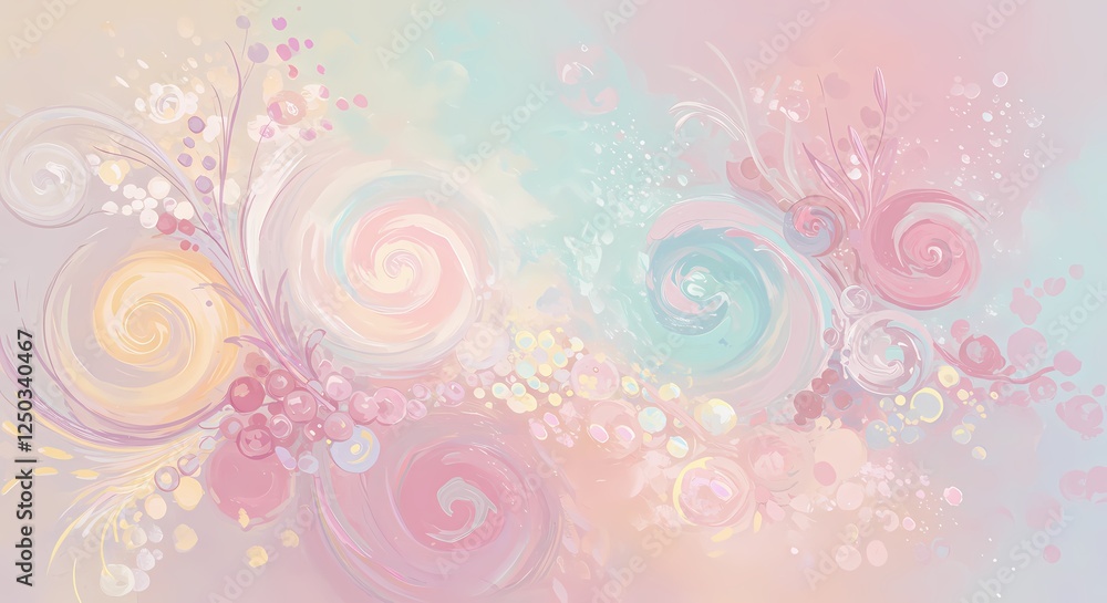 abstract background with flowers abstract background with flowers