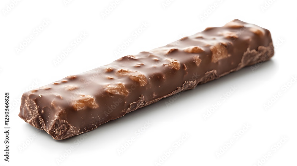A chocolate bar, isolated on white A chocolate bar, isolated on white