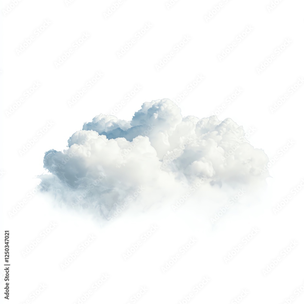 Fluffy white cloud against a clear background, ideal for use in various graphic and nature-themed designs. Fluffy white cloud against a clear background, ideal for use in various graphic and nature-themed designs.