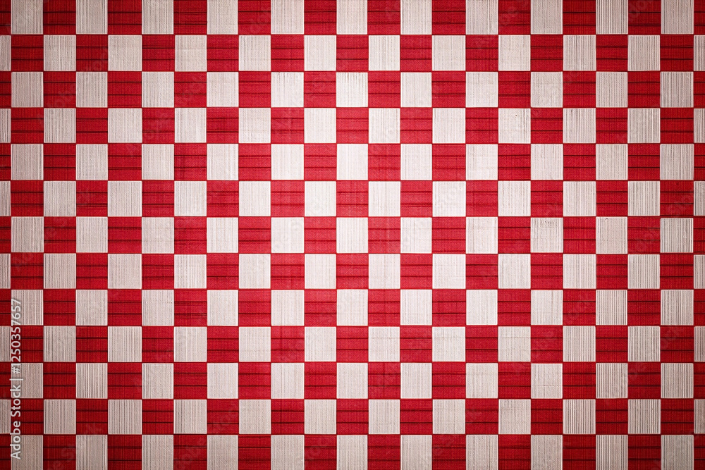 Red and white checkered background pattern Red and white checkered background pattern