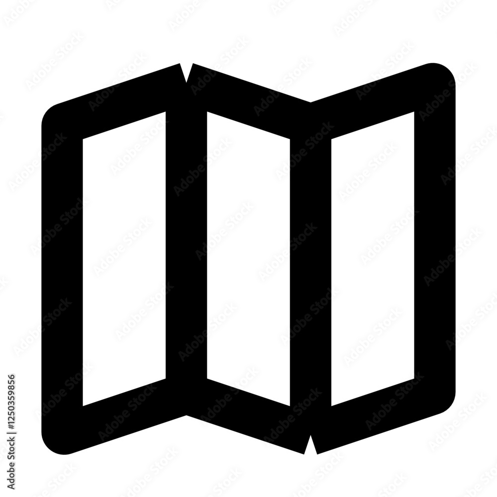 Map - Simple Minimalist Icon Map - Simple Minimalist Icon
