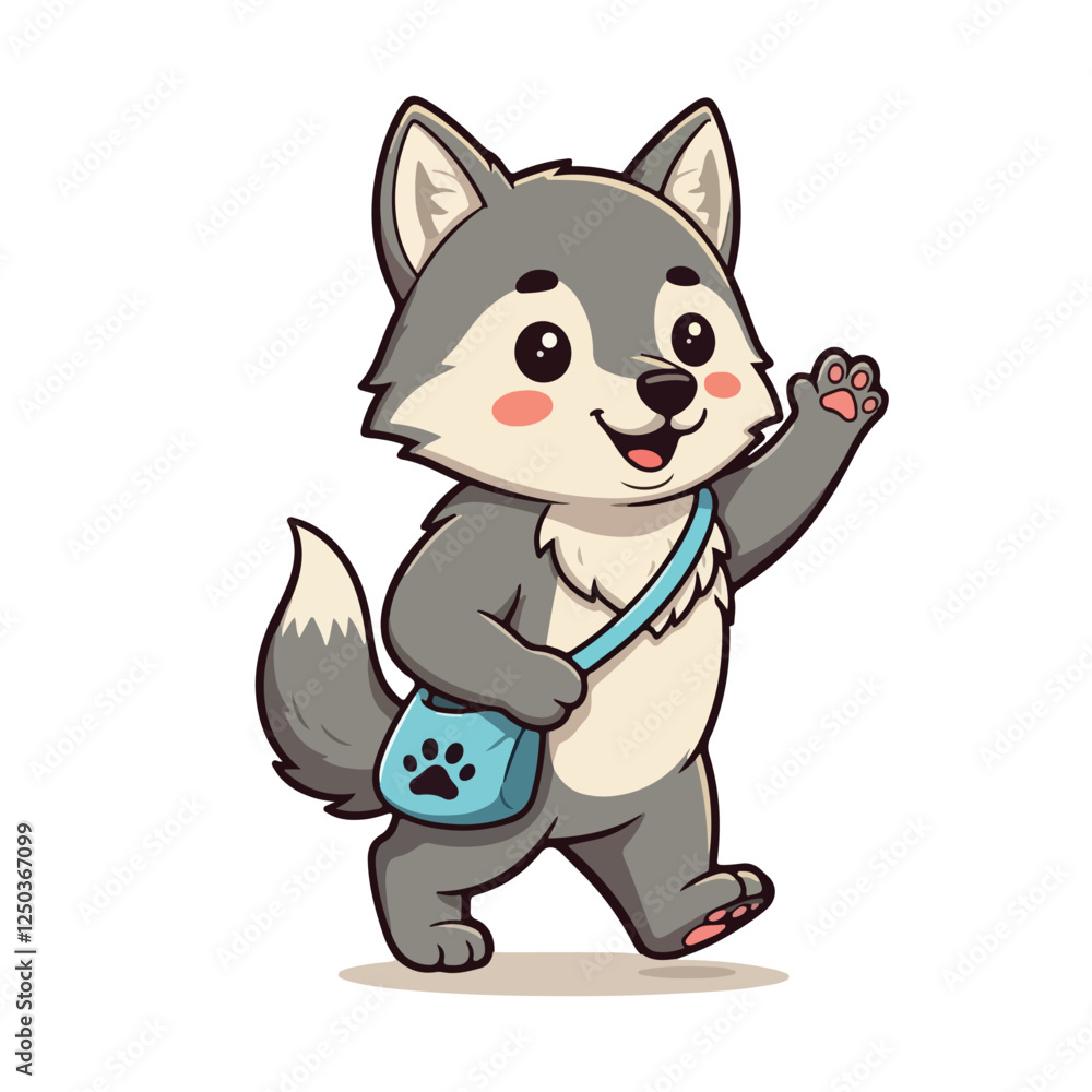 Cute wolf Cartoon Vector Icon Illustration Animal Nature Icon Concept Isolated Premium Vector Cute wolf Cartoon Vector Icon Illustration Animal Nature Icon Concept Isolated Premium Vector