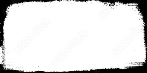 Heavy grunge border stock photo. 