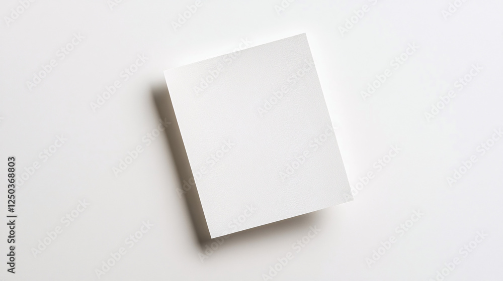 white blank paper mockup on white background white blank paper mockup on white background